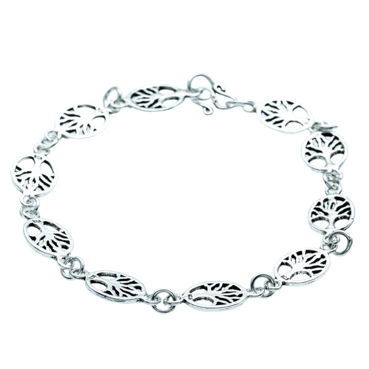 Pulseira Arvore da Vida Prata de Bali 925 Prata 3