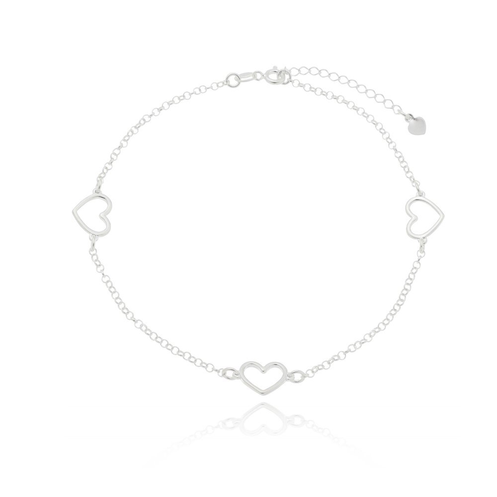 Pulseira Feminina Com Coração