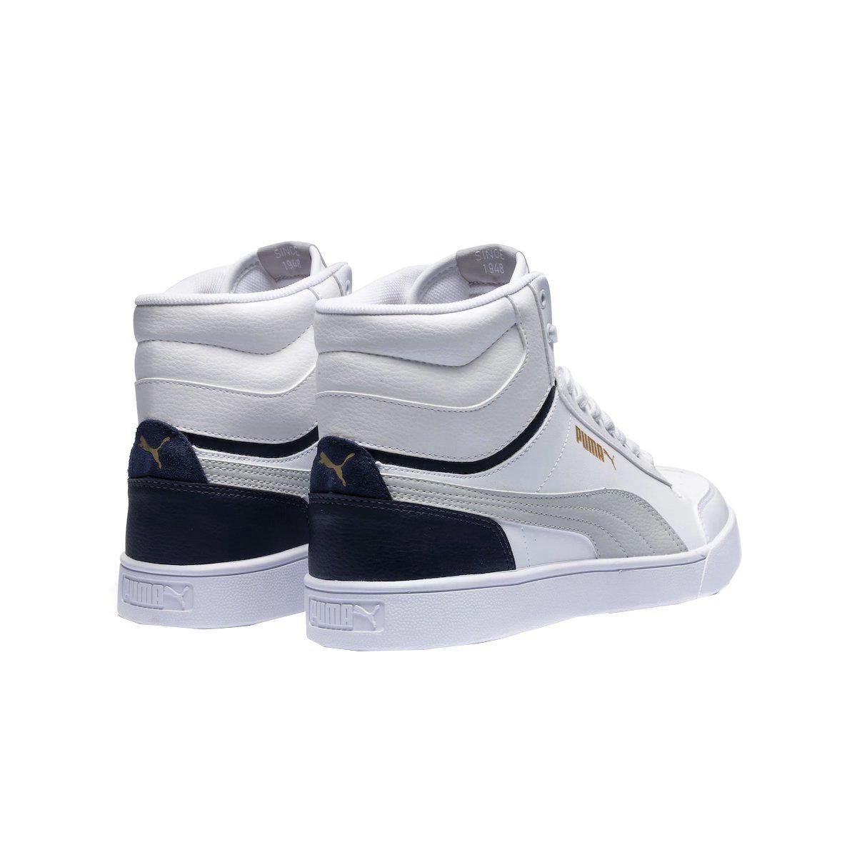 Tênis Puma Shuffle Mid Bdp Masculino 384319-50 Branco 4