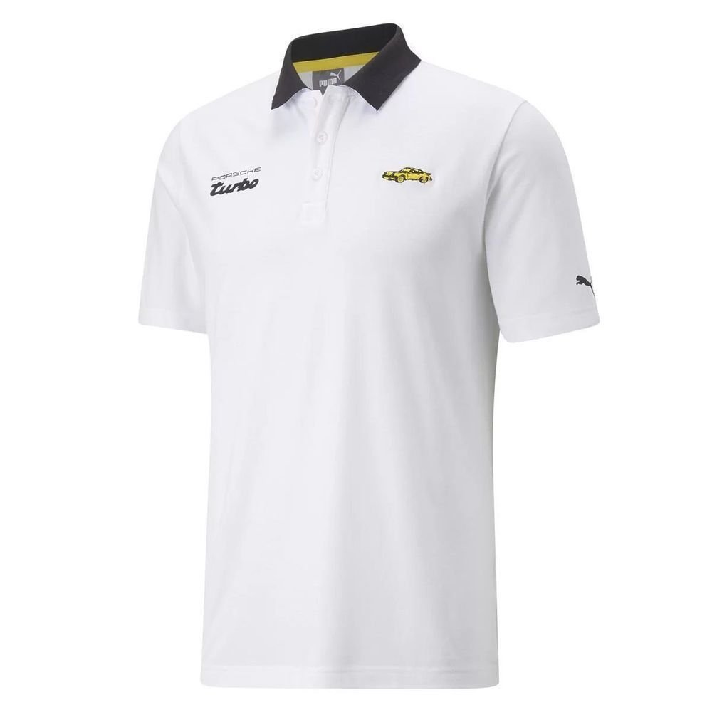 Camisa Puma Polo PL Porsche Turbo Masculino 534830-03 Branco