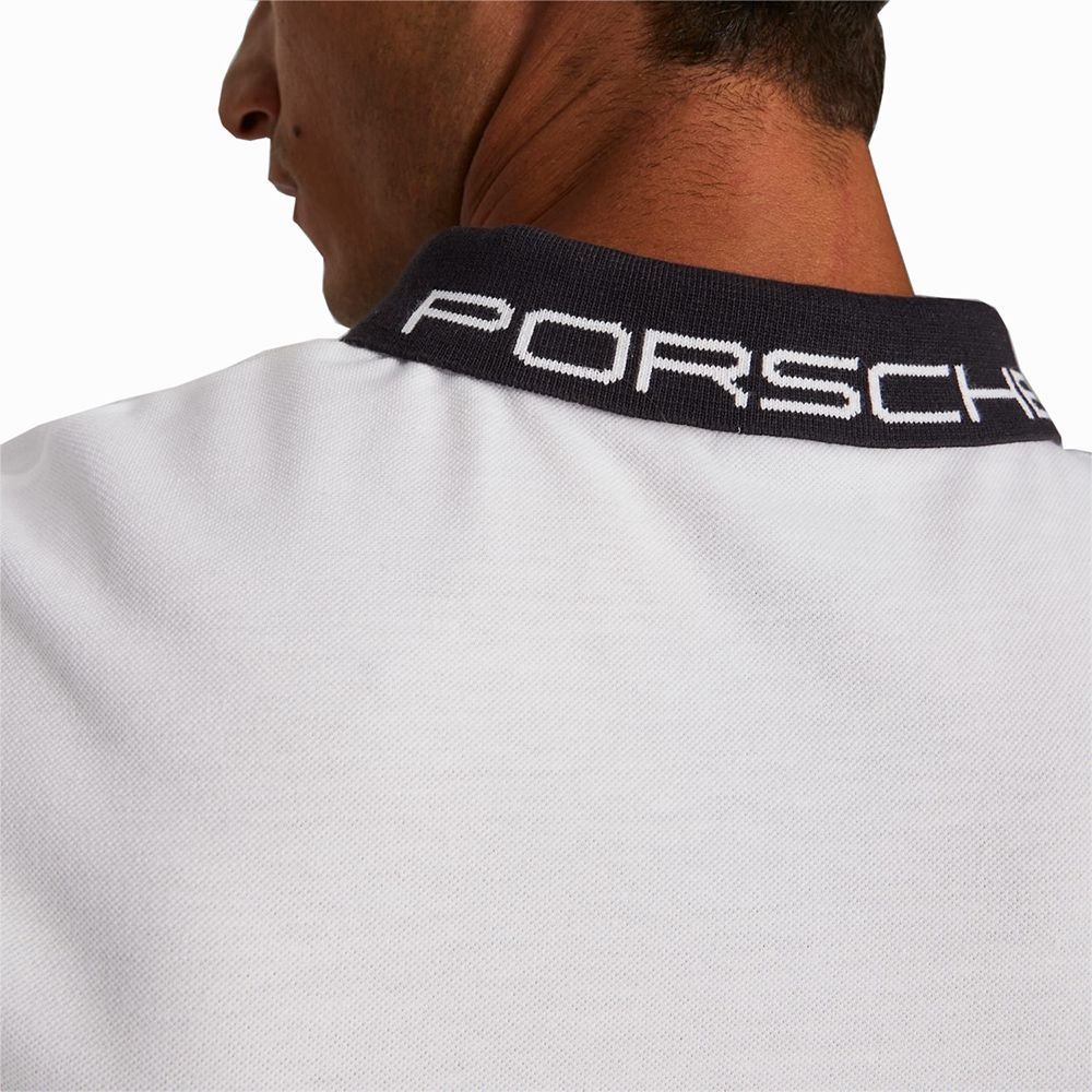 Camisa Puma Polo PL Porsche Turbo Masculino 534830-03 Branco