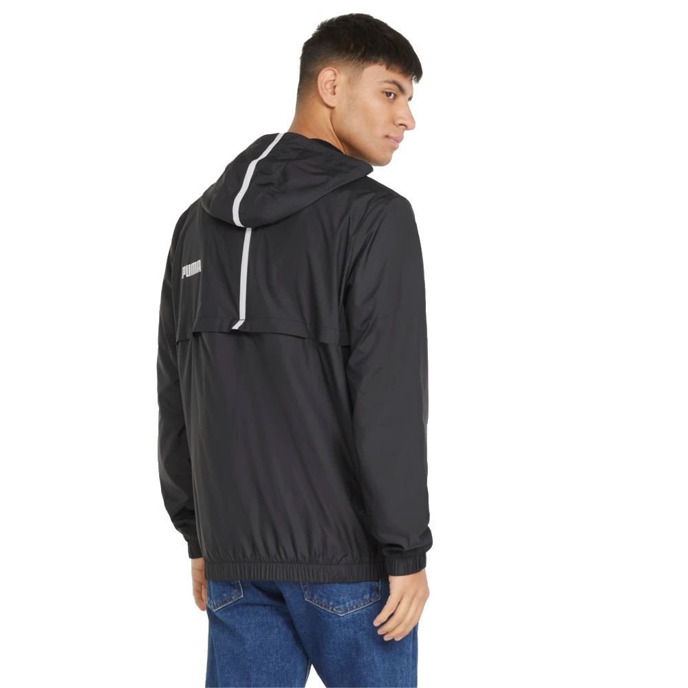 Jaqueta Puma Corta Vento Essentials Masculino 847484-01 Preto 6
