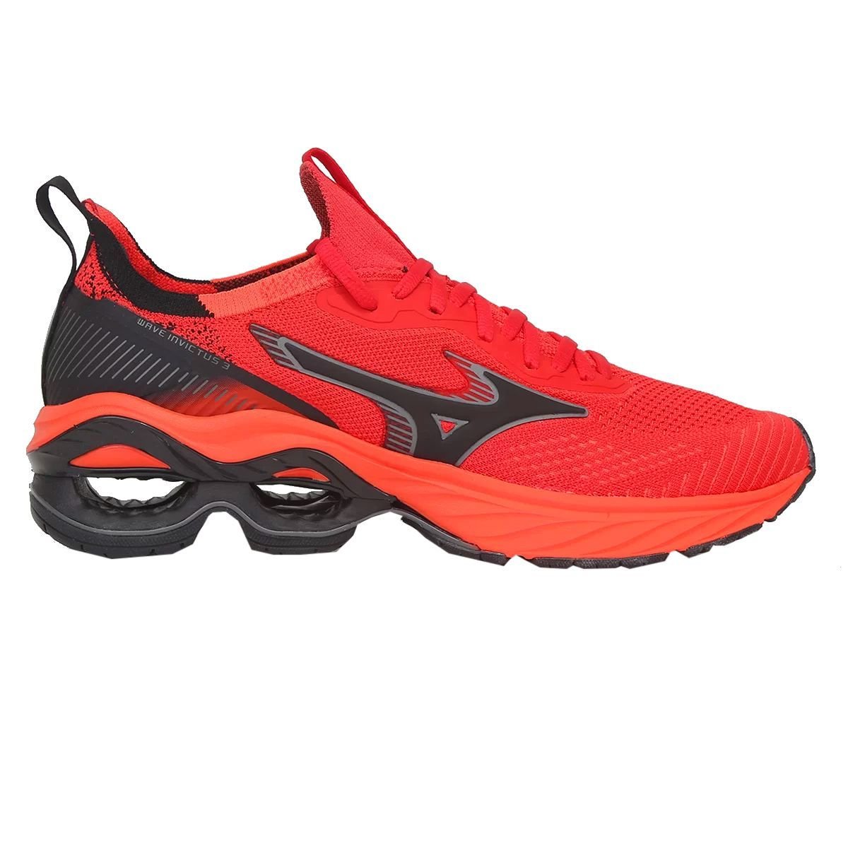 Tênis Mizuno Wave Invictus 3 Masculino 101025025-0020 Vermelho 1