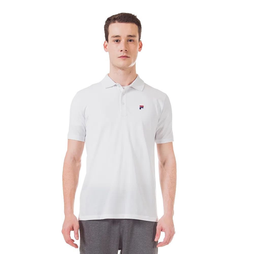 Camisa Polo Fila Select II Masculina F11L537010-100 Branco 1