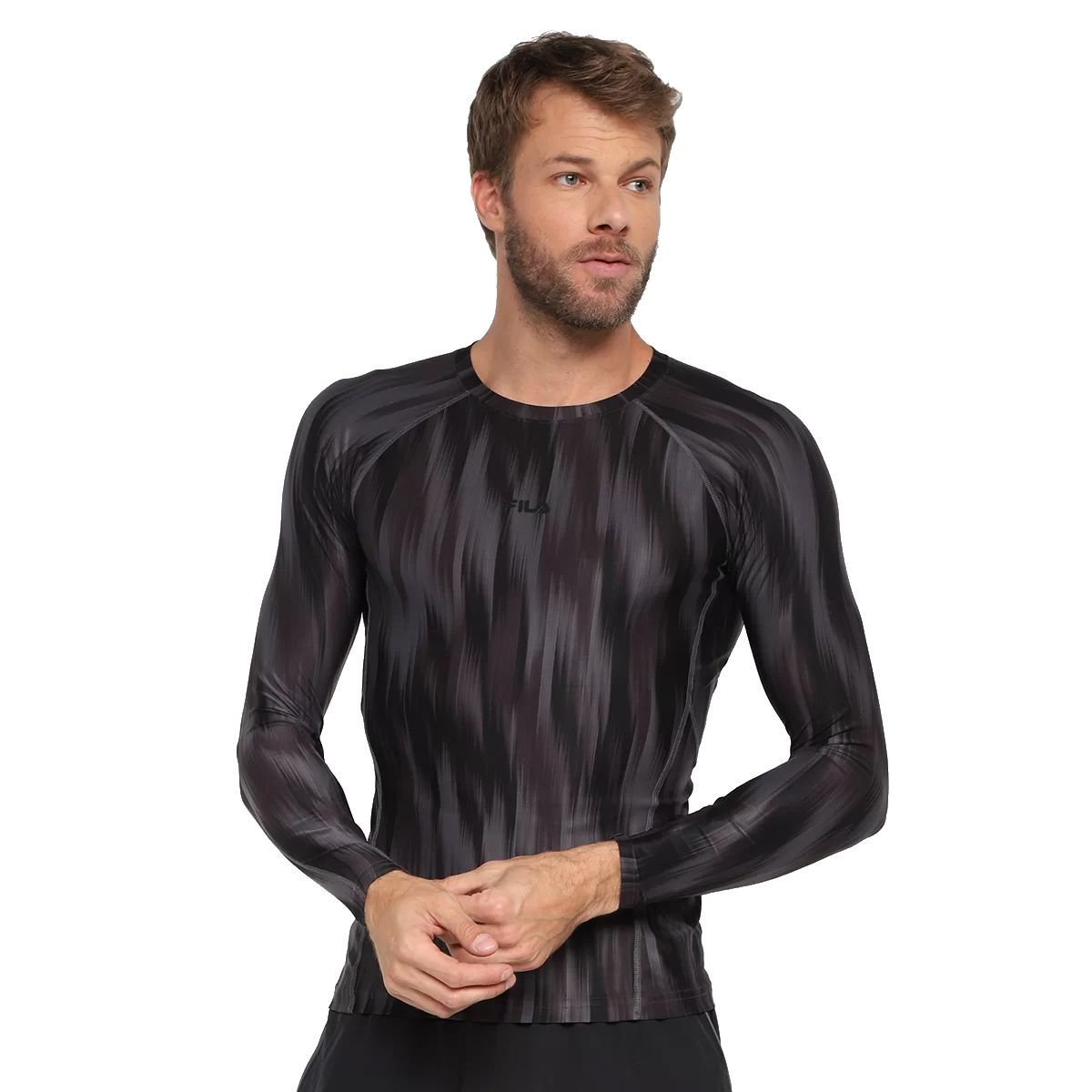 Camiseta Fila Compress Skin Masculina F11AT200-1271 Preto 1