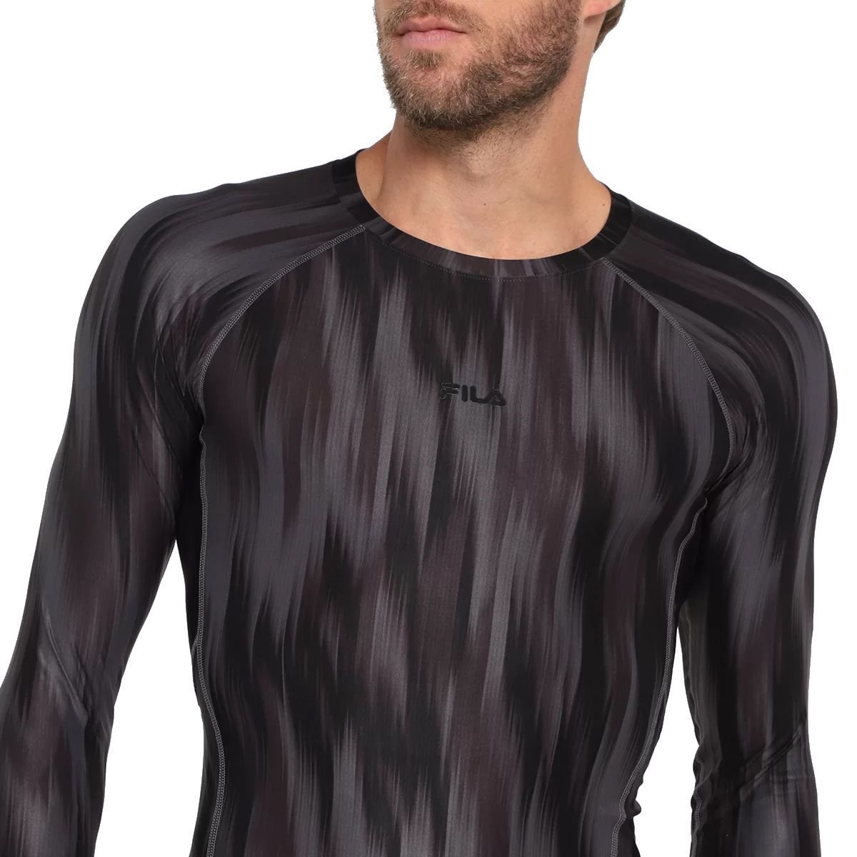 Camiseta Fila Compress Skin Masculina F11AT200-1271 Preto 3