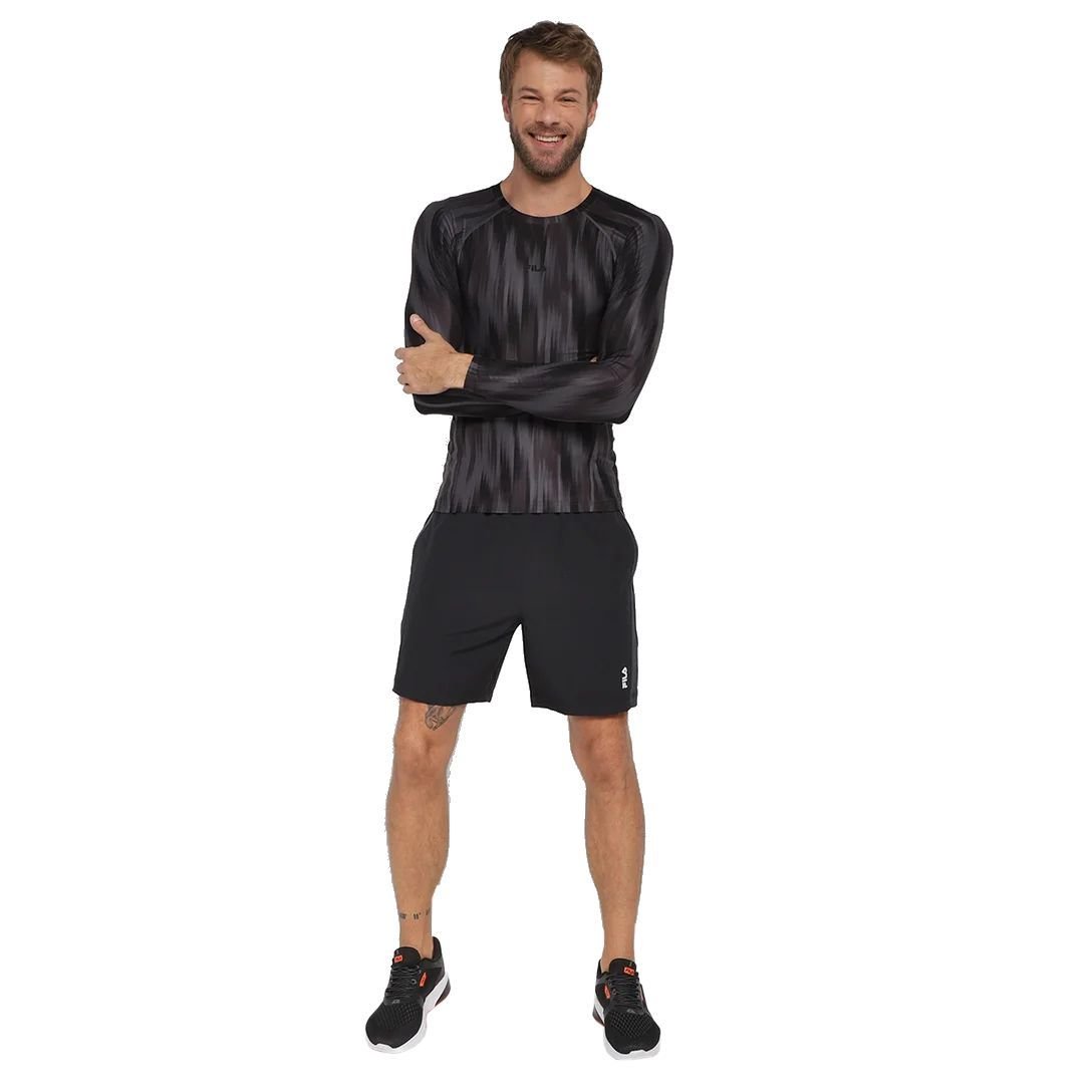 Camiseta Fila Compress Skin Masculina F11AT200-1271 Preto 4