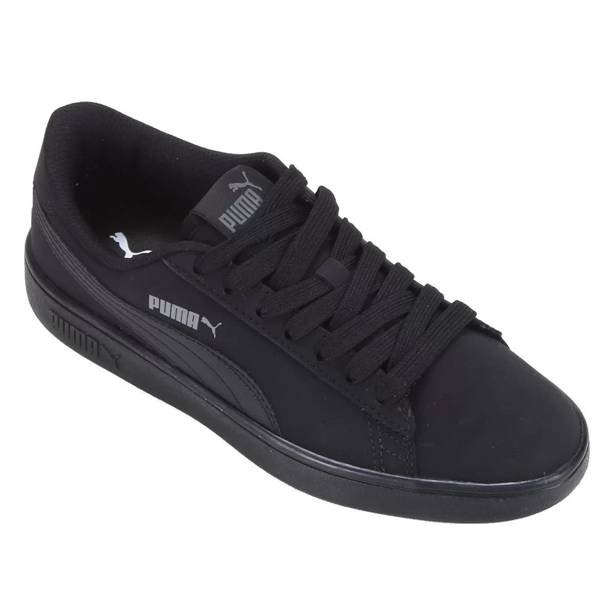 Tênis Puma Smash V2 Masculino 367147-38 Preto 2