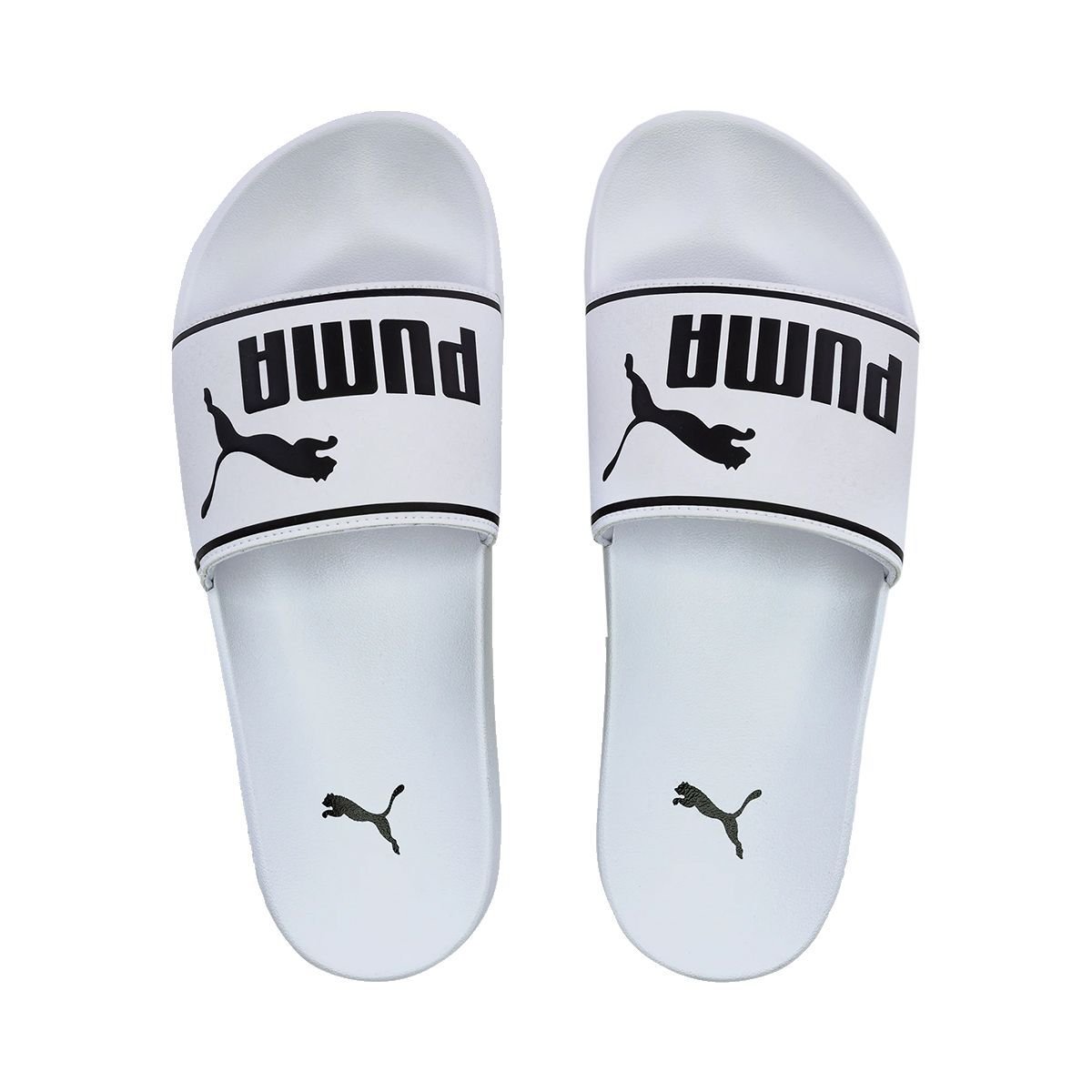 Chinelo Slide Puma Leadcat 2.0 Unissex 390561-02 Branco 6