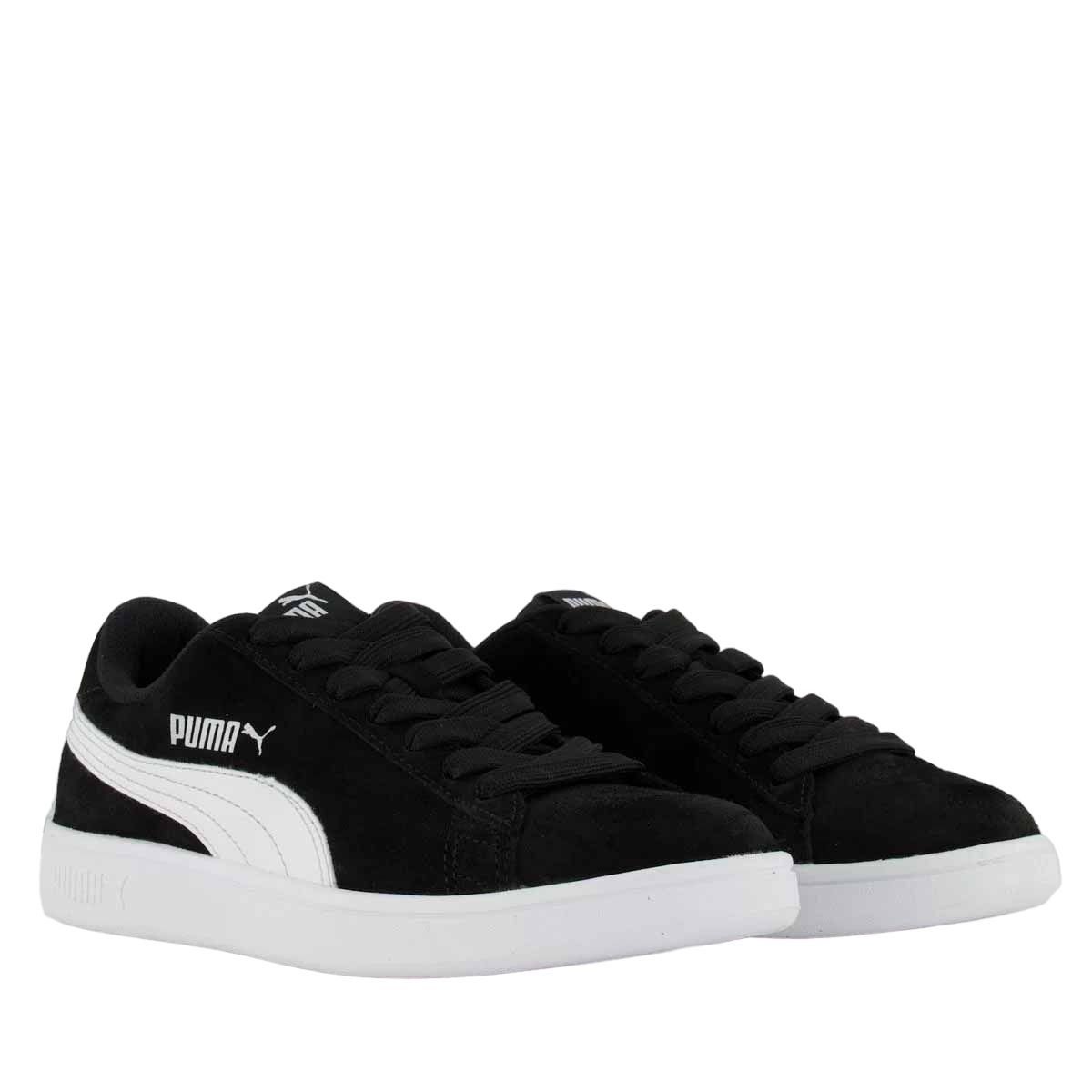 Tênis Puma Smash V2 Feminino 386162-01 Preto 2
