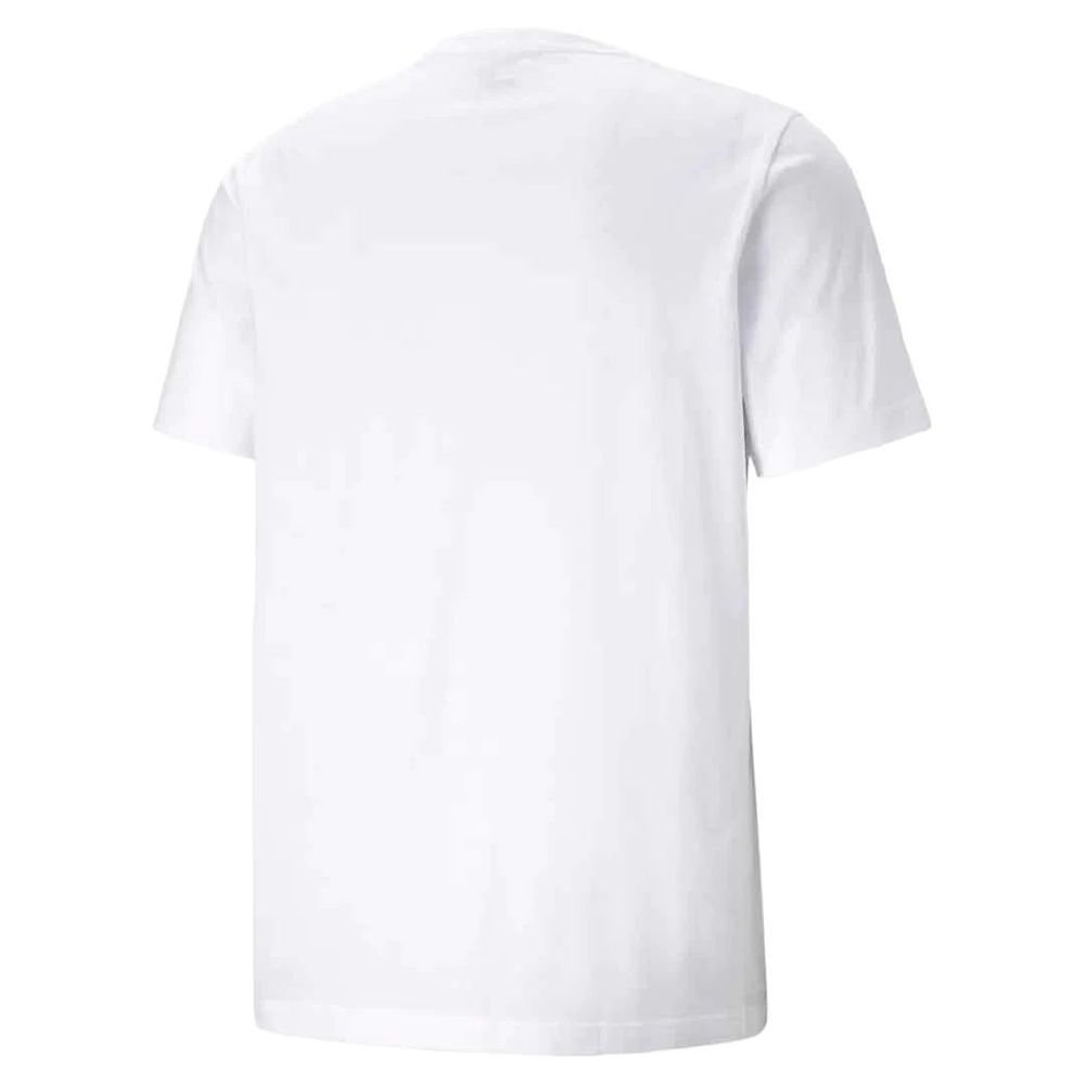 Camiseta Puma M/C Ess Logo Masculina 586666-02 Branco/Preto 2