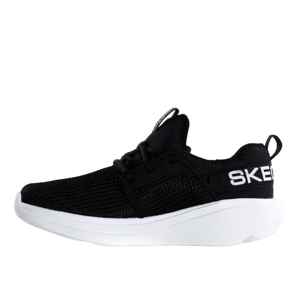 Tenis Infantil Skechers Go Run Fast Valor 85400LBR-BKW Preto 2