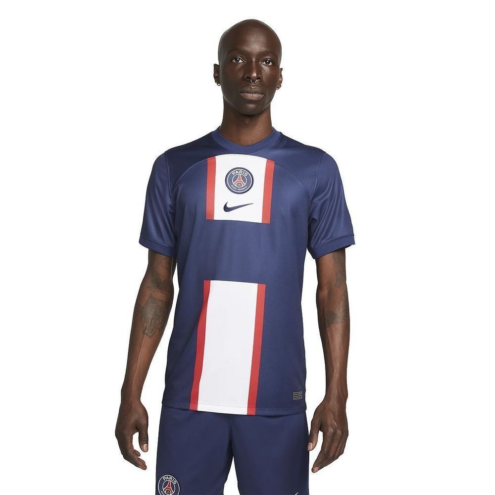 Camiseta Nike Paris Saint-Germain 22/23 Masculina DM1844-411 Azul