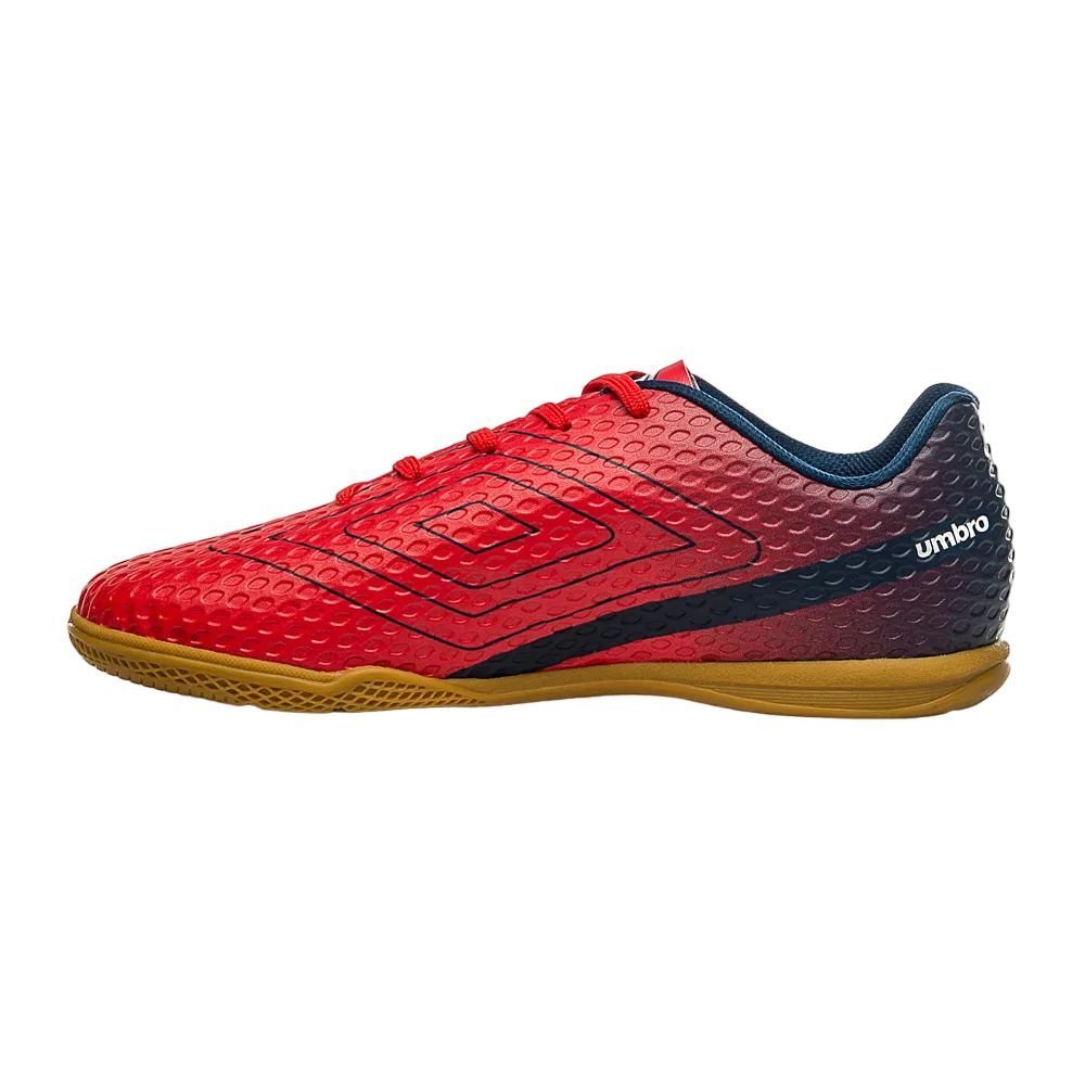 Chuteira Umbro Futsal Warskin Masculina U01FB00161-472 Vermelho 2