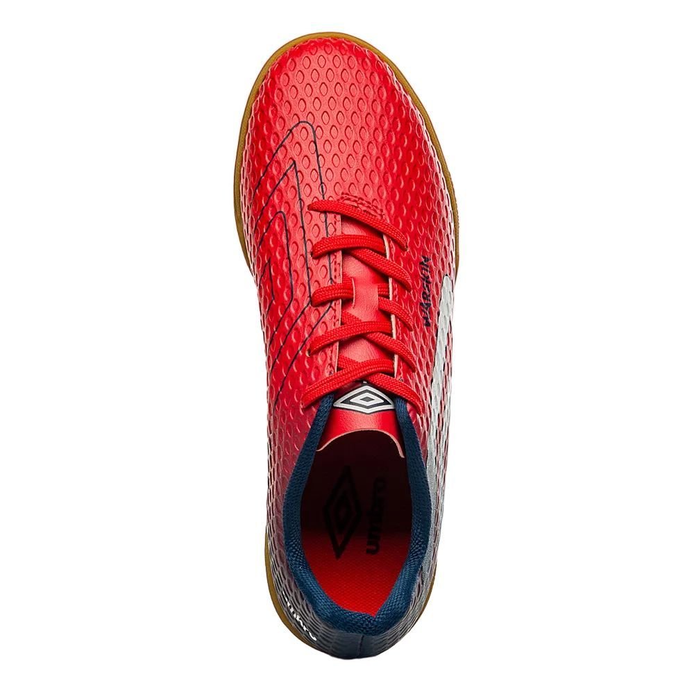 Chuteira Umbro Futsal Warskin Masculina U01FB00161-472 Vermelho 4