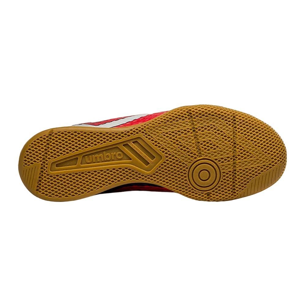 Chuteira Umbro Futsal Warskin Masculina U01FB00161-472 Vermelho 6