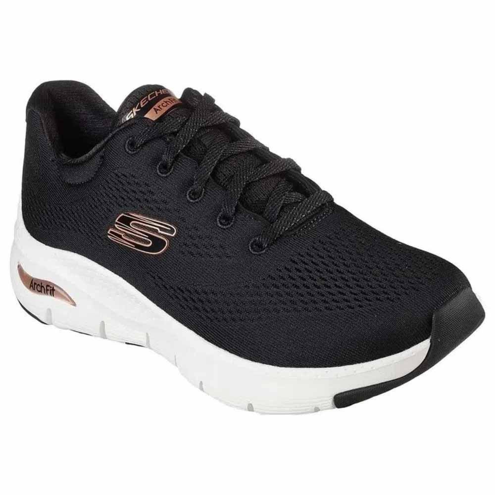 Tênis Skechers Arch Fit Feminino 149057BR-BKRG Preto 3