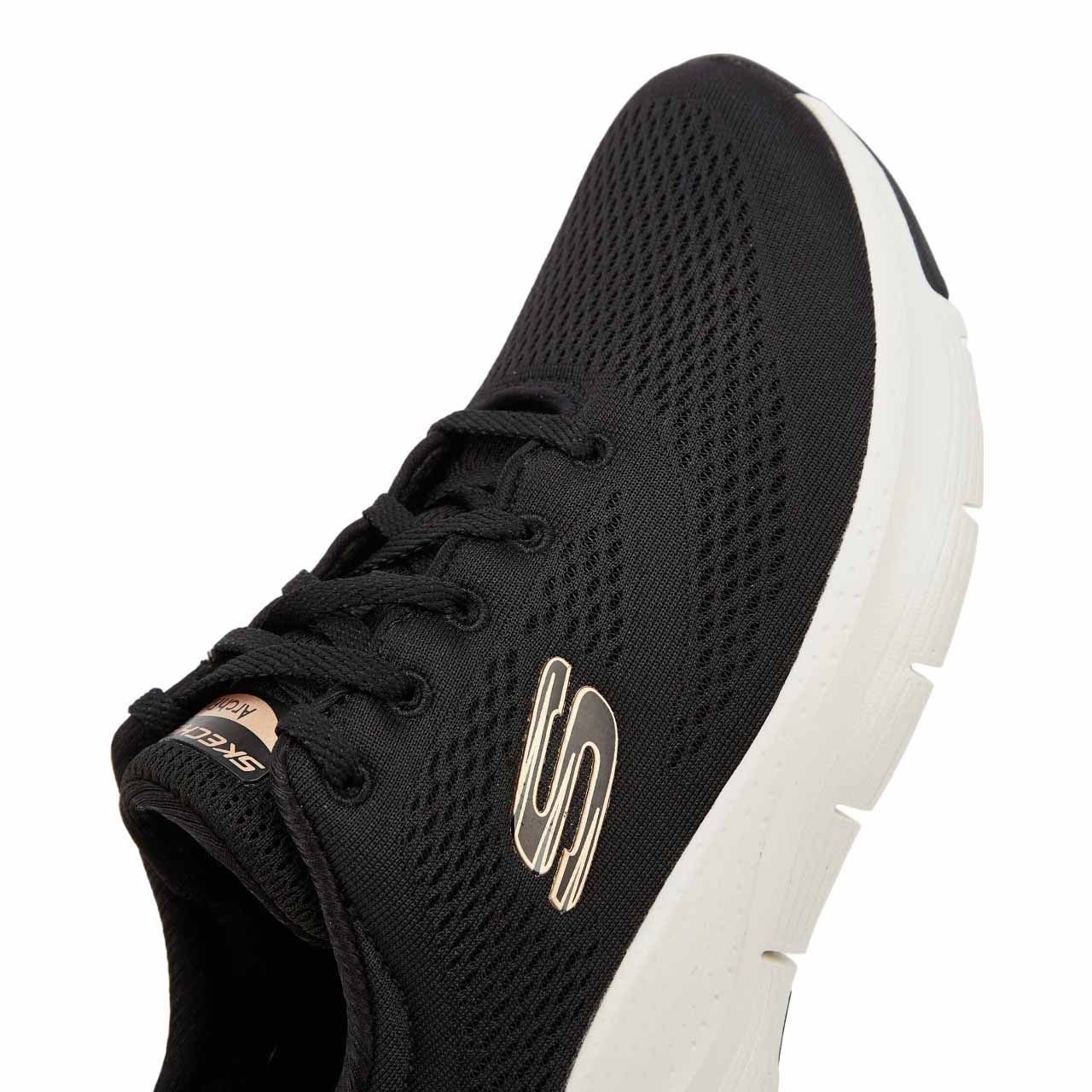 Tênis Skechers Arch Fit Feminino 149057BR-BKRG Preto 4