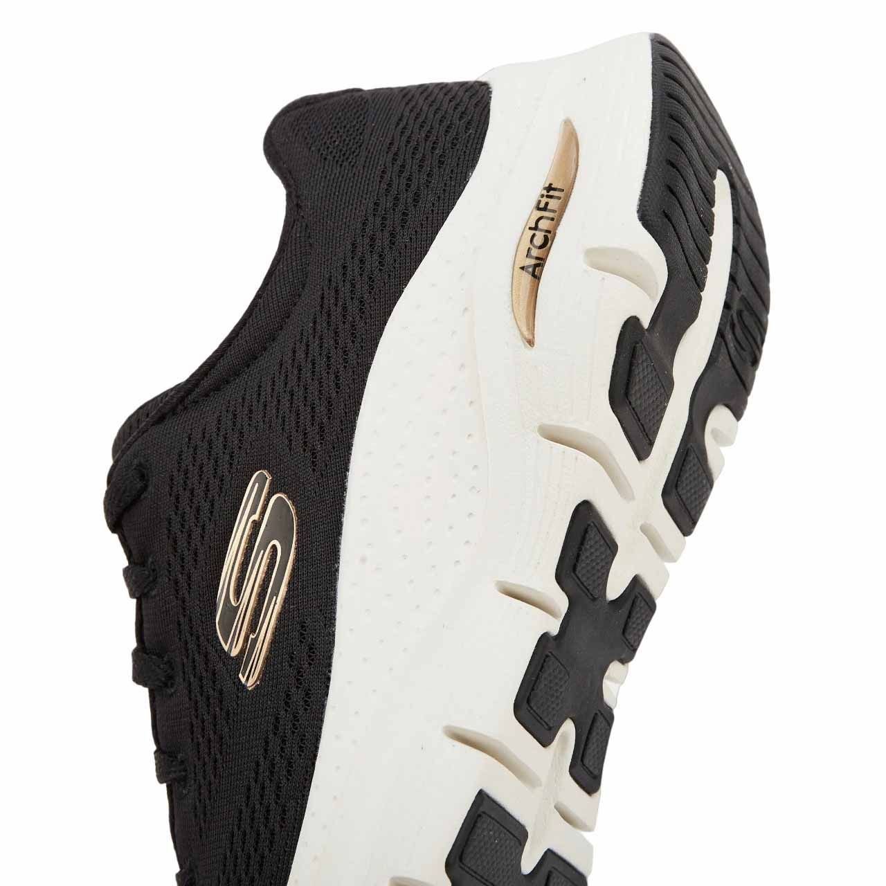 Tênis Skechers Arch Fit Feminino 149057BR-BKRG Preto 5
