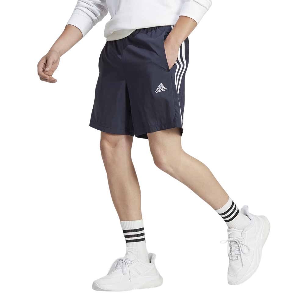 Short Adidas Chelsea 3 Listras Masculino IC1485 Azul Marinho/Branco 2