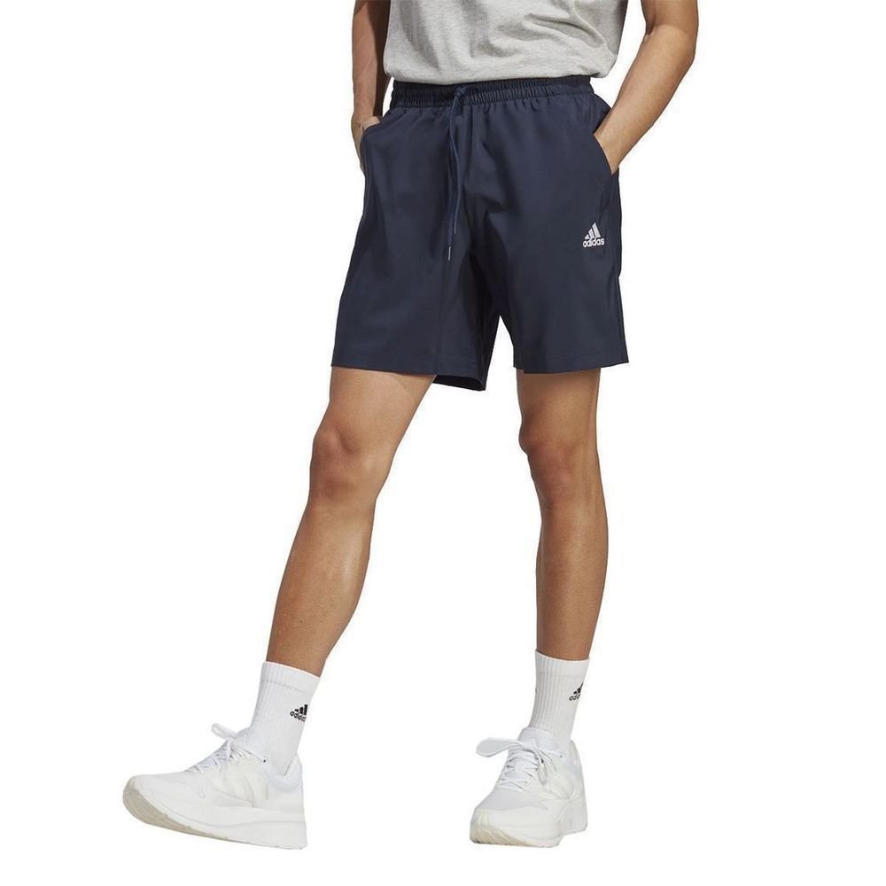 Short Adidas Essentials Small Logo Masculino IC9393 Azul 2