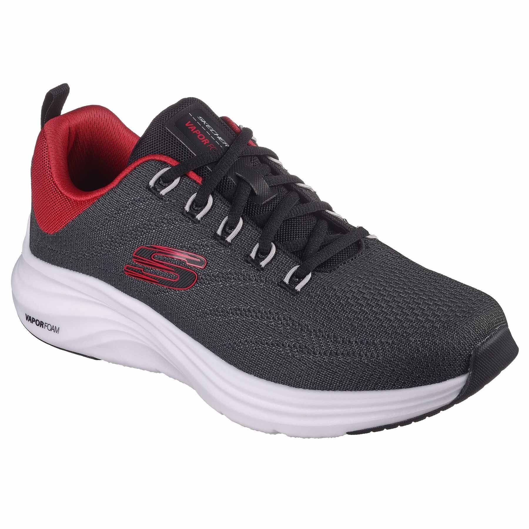 Tênis Skechers Vapor Foam Masculino 232626-BKRD Cinza 4