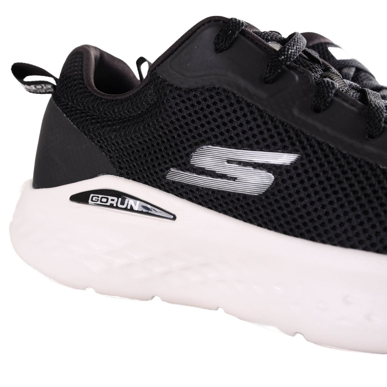 Tênis Skechers Go Run Lite Tempo Masculino 894292BR-BKW Preto 6
