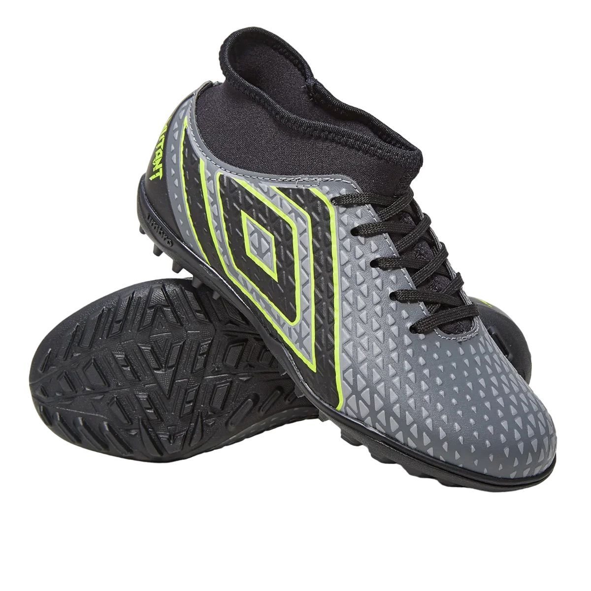 Chuteira Infantil Umbro Society Mutant Jr U07FB00263-816 Cinza 3