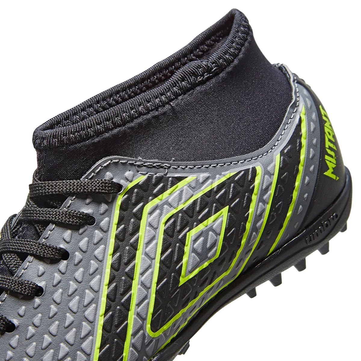 Chuteira Infantil Umbro Society Mutant Jr U07FB00263-816 Cinza 7