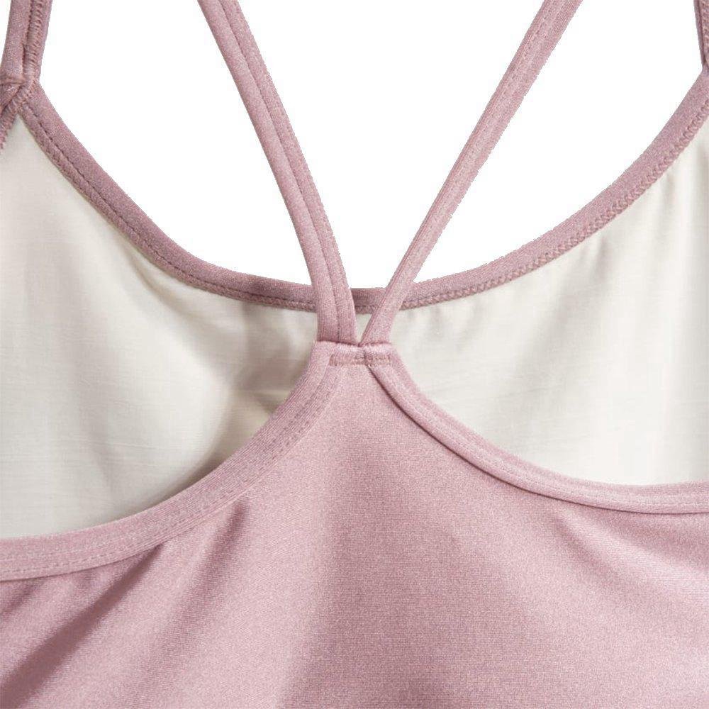 Top Adidas Suporte Leve Aeroreact Feminino HH7631 Rosa 4