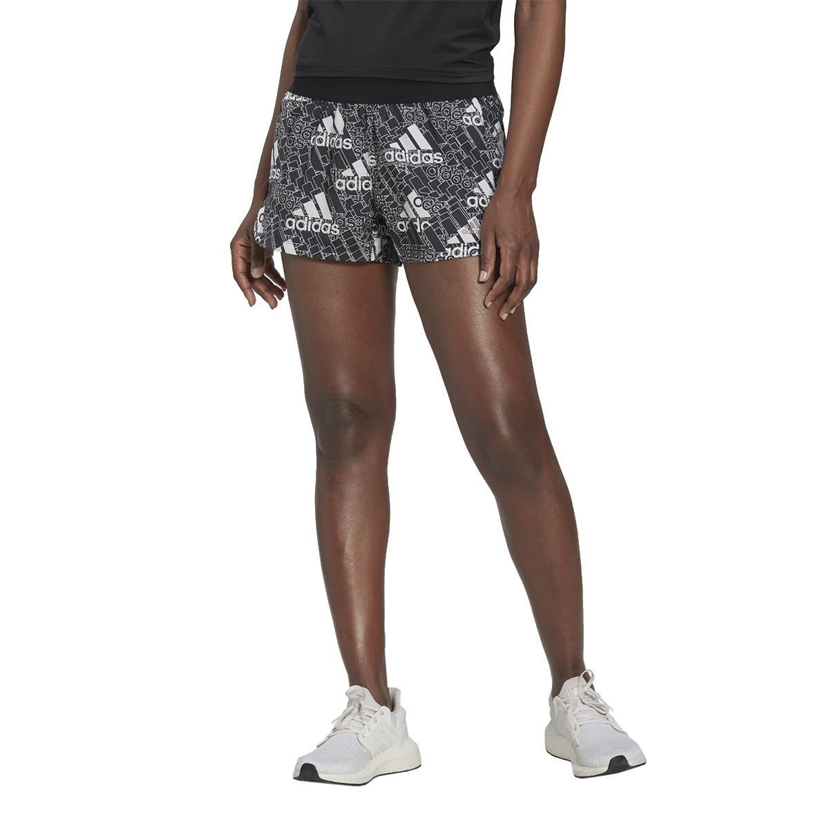 Short Adidas Pacer Made For Training Feminino HM8758 Preto 2