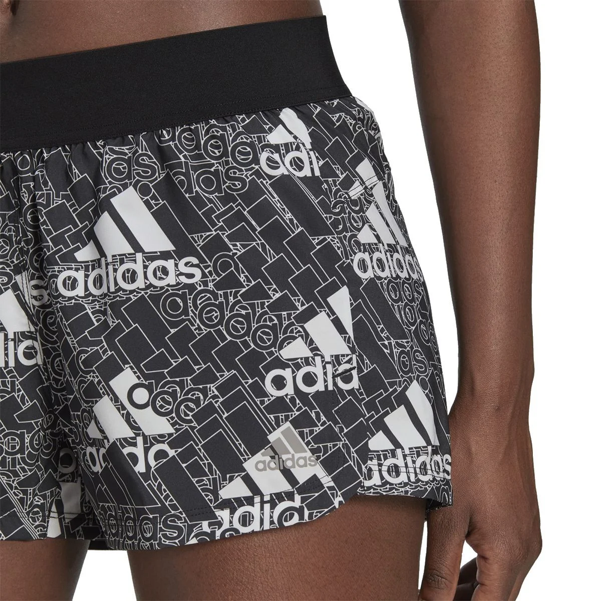 Short Adidas Pacer Made For Training Feminino HM8758 Preto 6