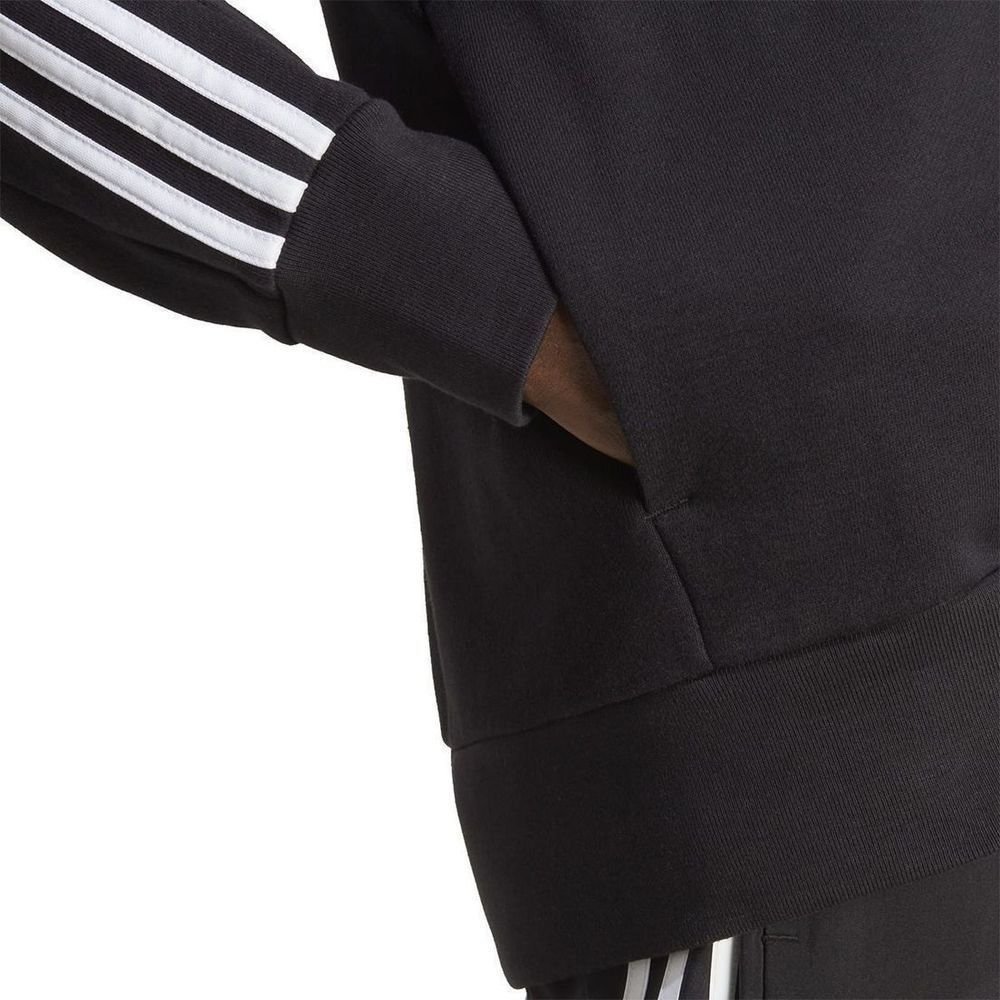 Jaqueta Adidas Essentials 3 Stripes Masculina IC0433 Preto 6