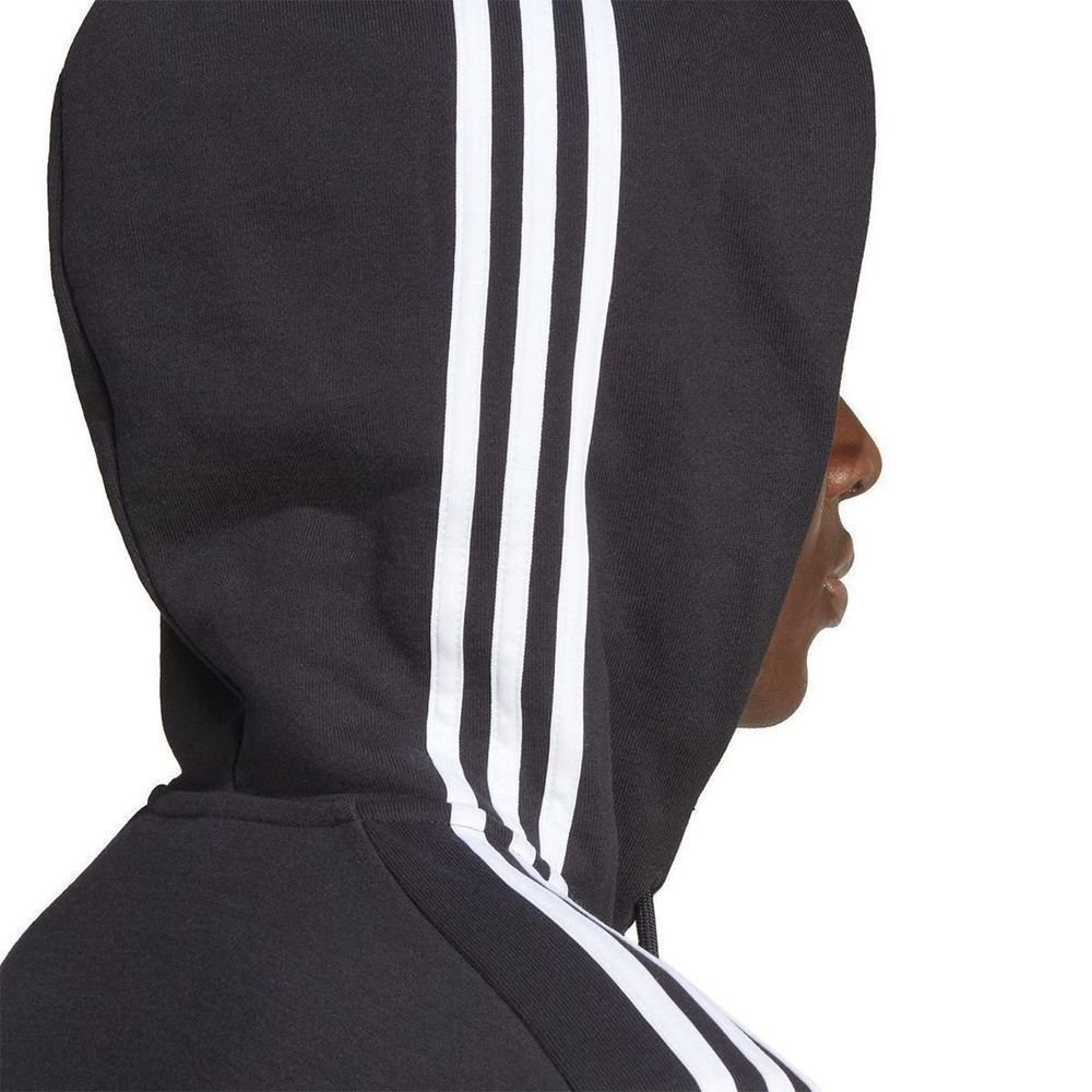 Jaqueta Adidas Essentials 3 Stripes Masculina IC0433 Preto 7