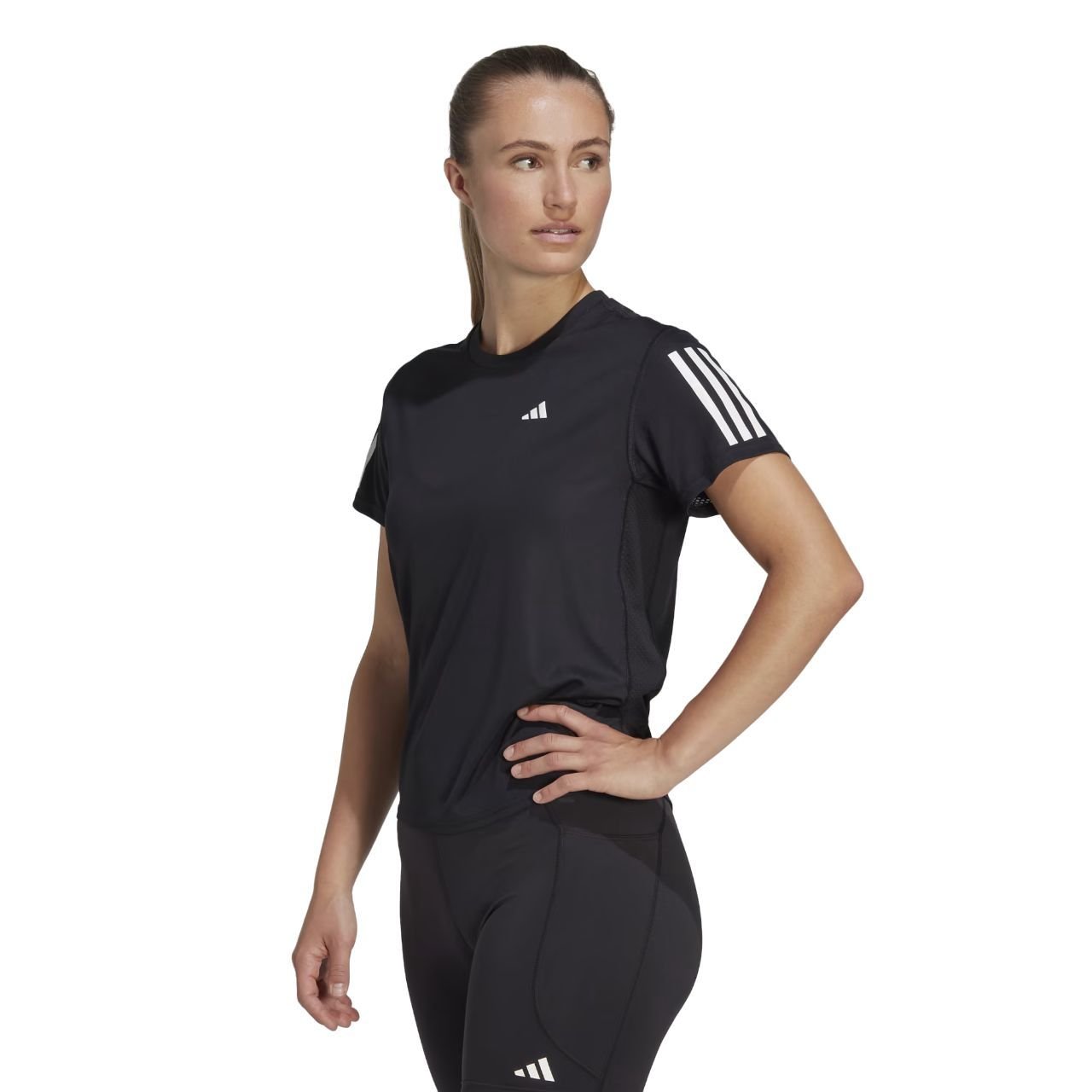 Camiseta Adidas Own The Run Feminina IC5188 Preto 2