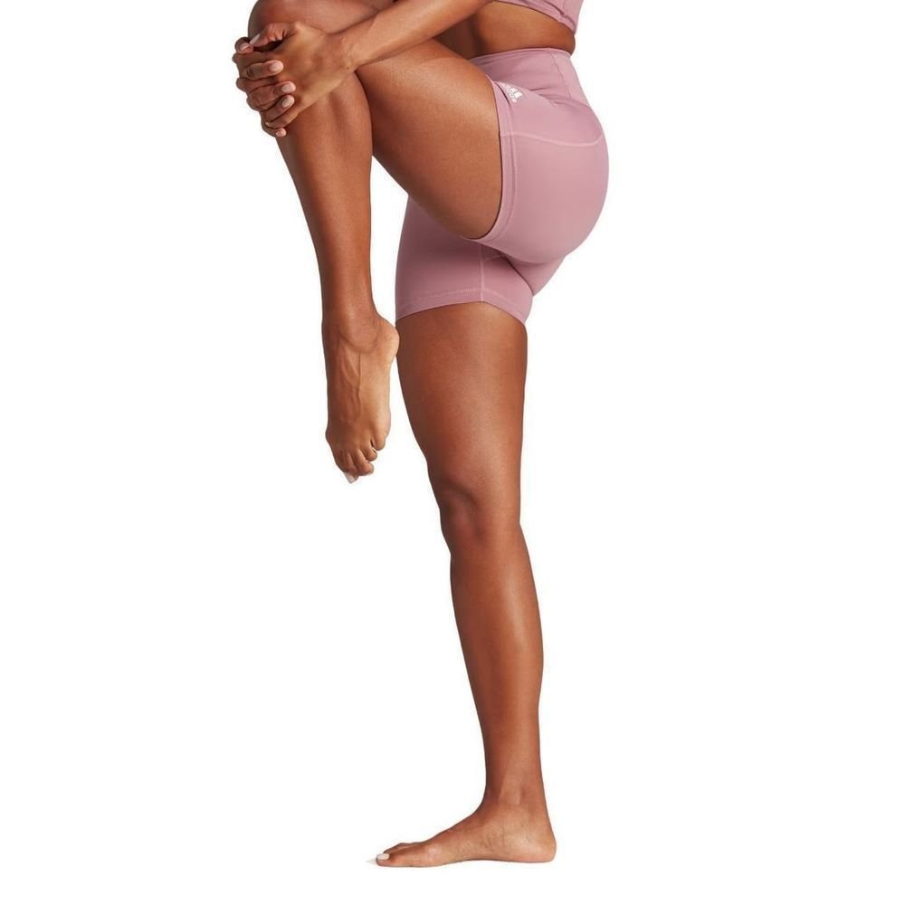 Shorts Adidas Yoga Latin Fit Feminino IJ9352 Rosa 5