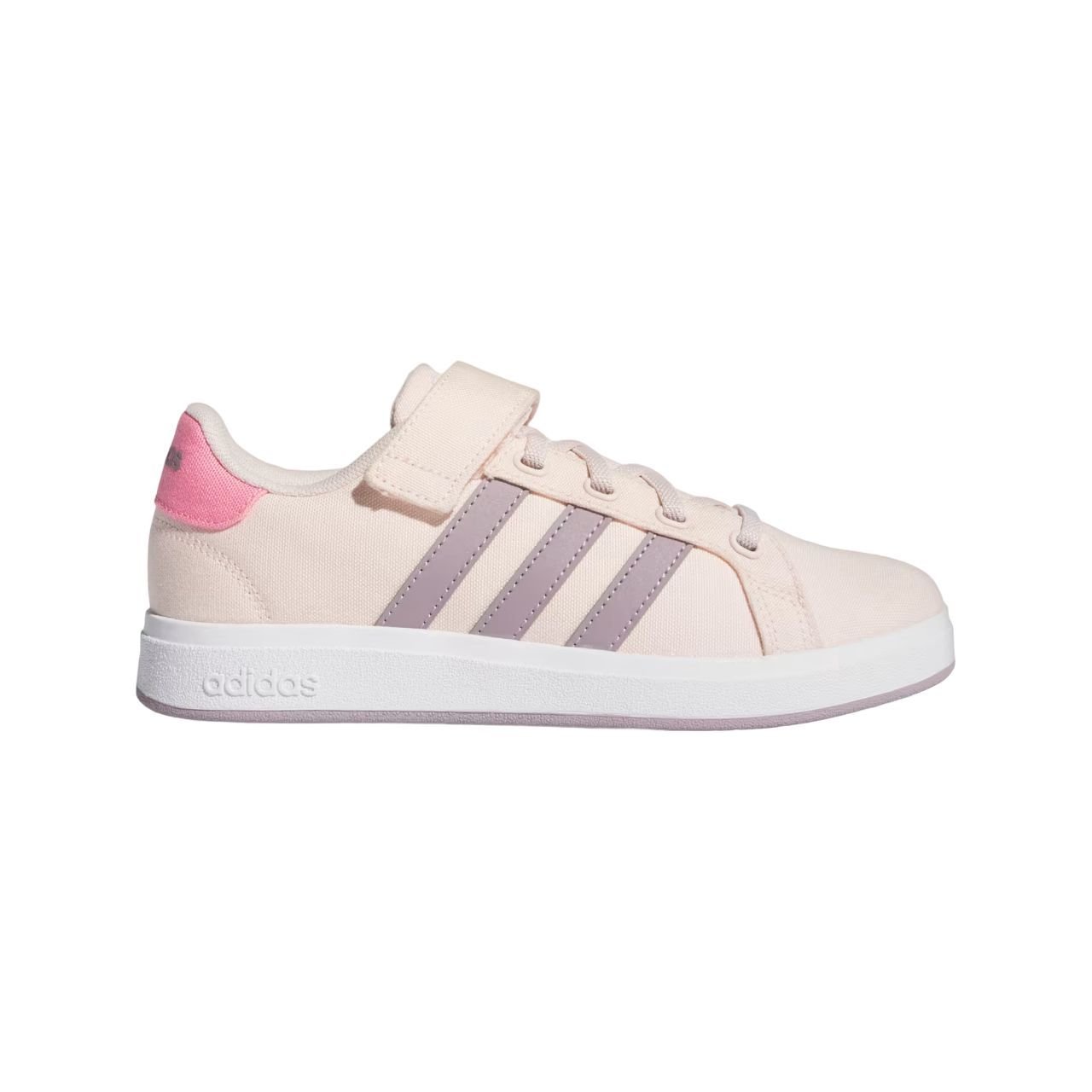Tênis Juvenil Adidas Grand Court 2.0 ID7861 Rosa 1