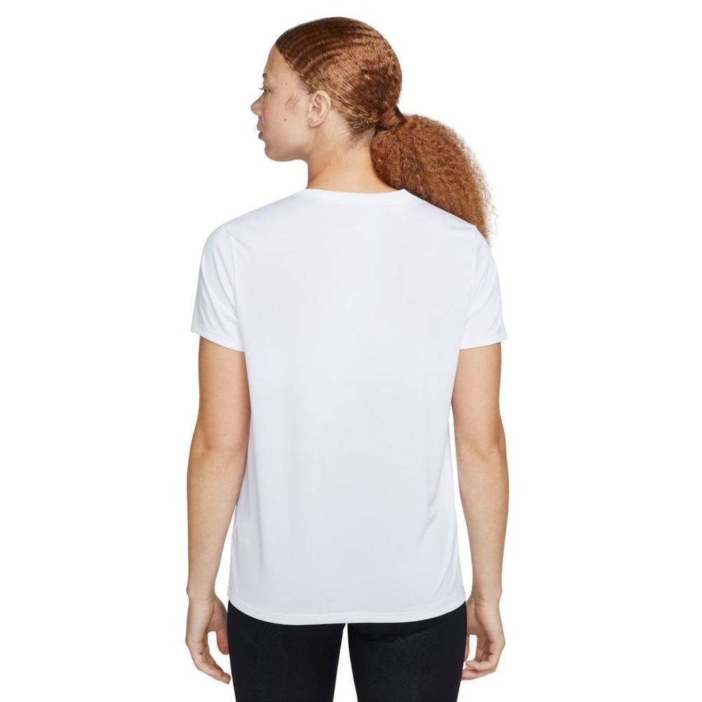 Camiseta Nike M/C DF Rlgd Feminina DX0687-100 Branco 2
