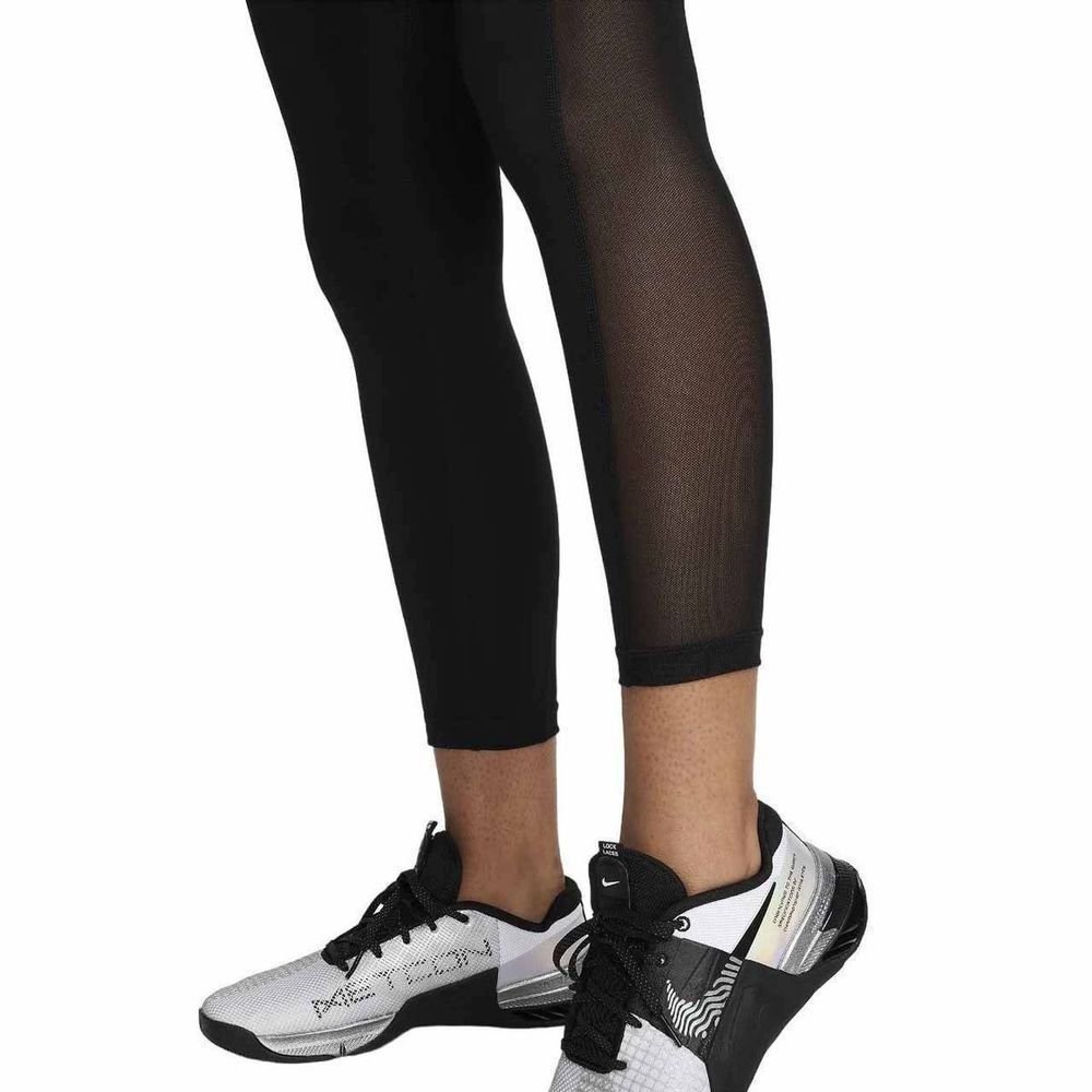 Calça Nike DF 7/8 Mesh Tight Feminina FN4981-010 Preto 4