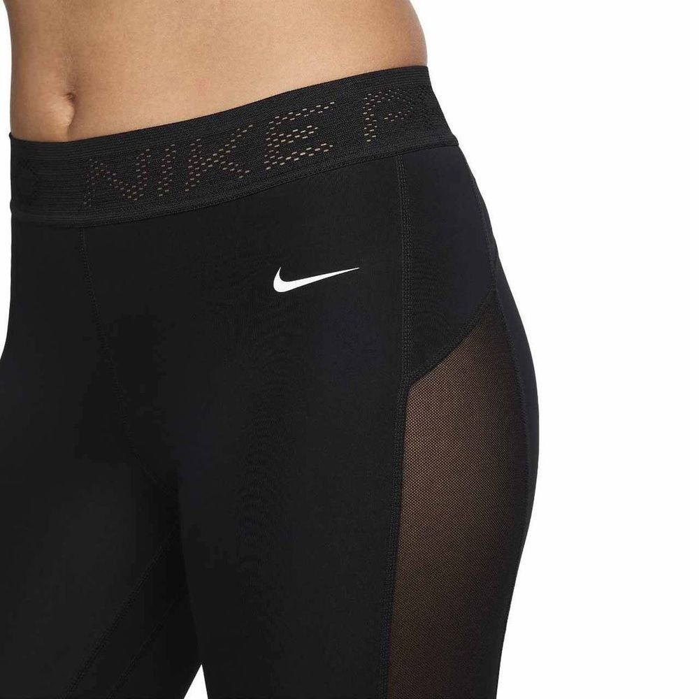 Calça Nike DF 7/8 Mesh Tight Feminina FN4981-010 Preto 5