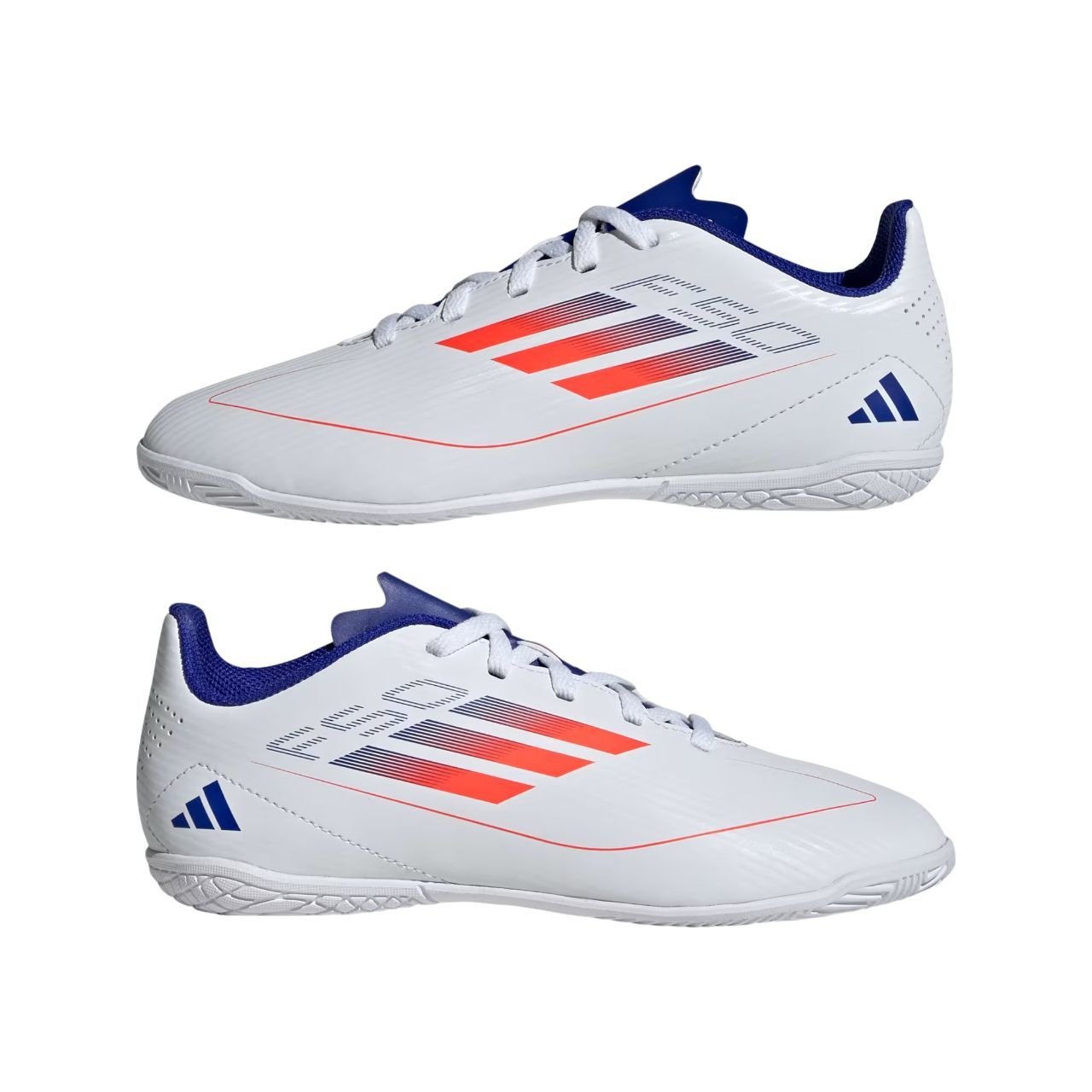 Chuteira Infantil Adidas Futsal F50 Club IF1392 Branco/Azul 5