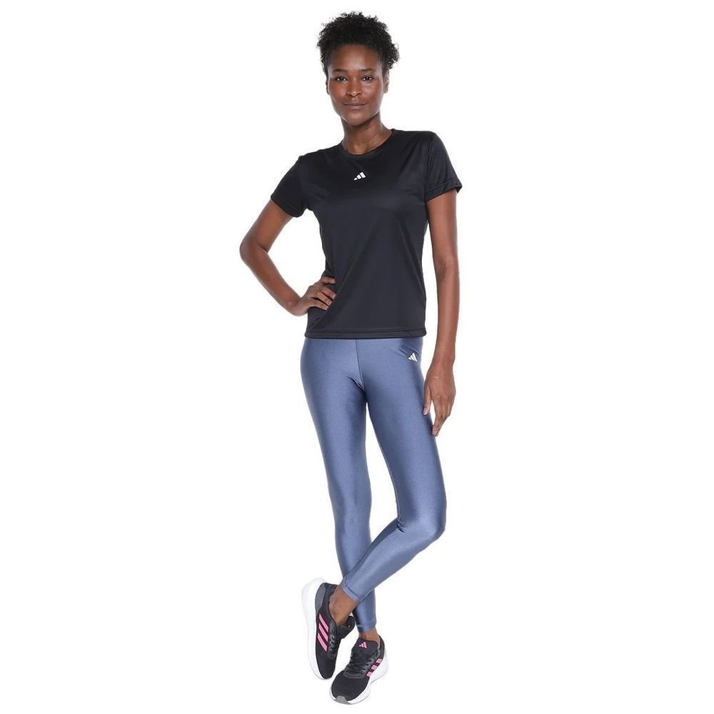 Camiseta Adidas Treino Básica Feminina JD1380 Preto 4