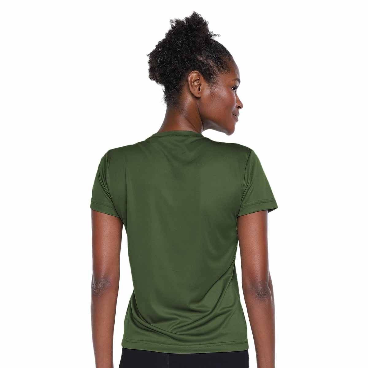 Camiseta Adidas Treino Básica Feminina JD1383 Verde 2