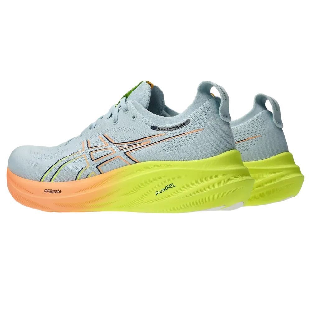 Tênis Asics Gel Nimbus 26 Paris Masculino 1011B928-750 Azul/Laranja 4