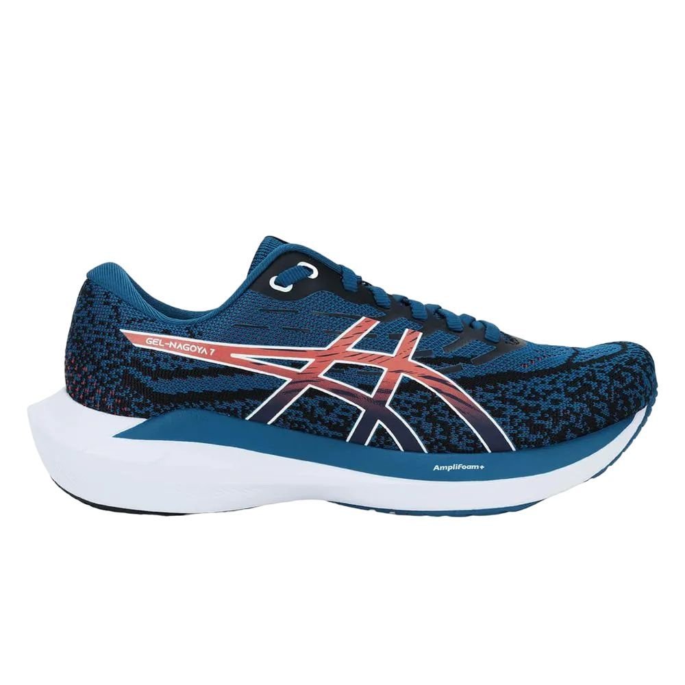 Tênis Asics Gel Nagoya 7 Masculino 1011C016-400 Azul/Laranja 1