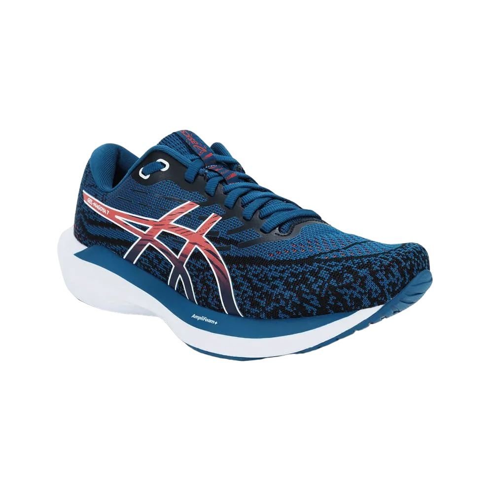 Tênis Asics Gel Nagoya 7 Masculino 1011C016-400 Azul/Laranja 3