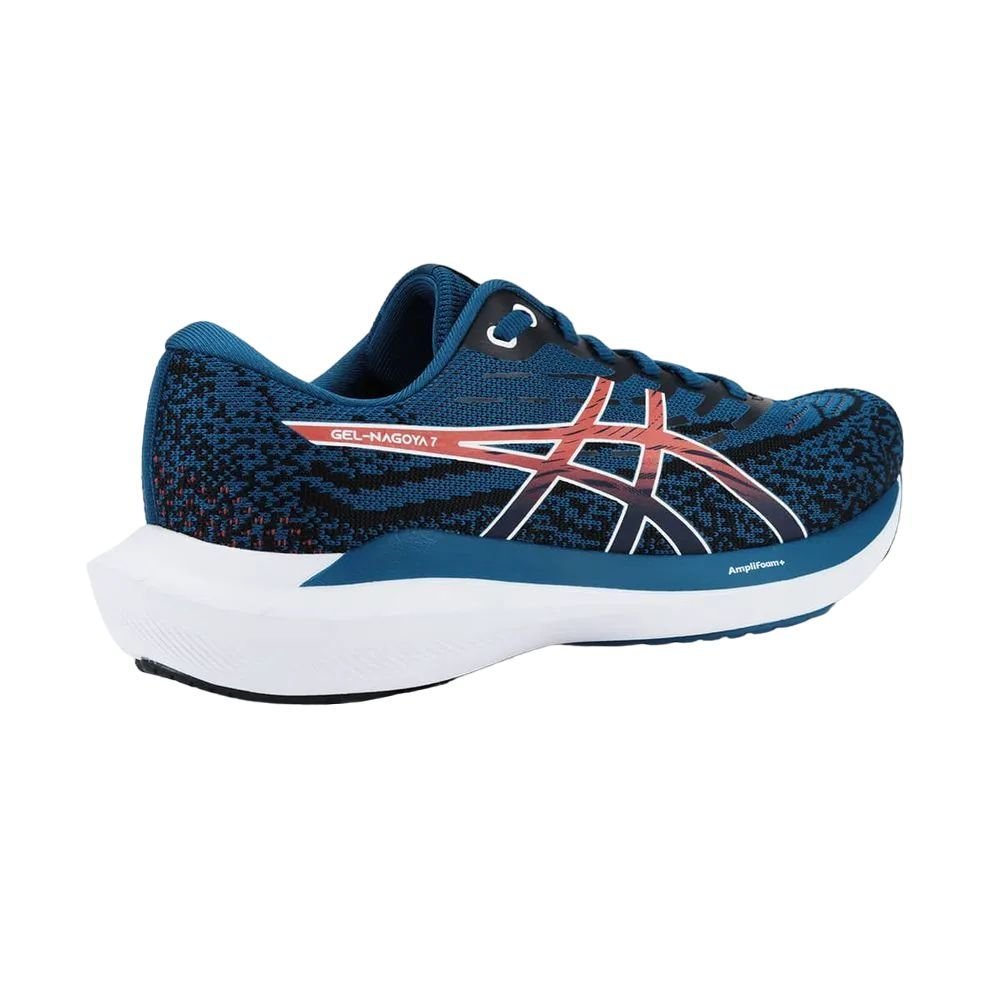 Tênis Asics Gel Nagoya 7 Masculino 1011C016-400 Azul/Laranja 4