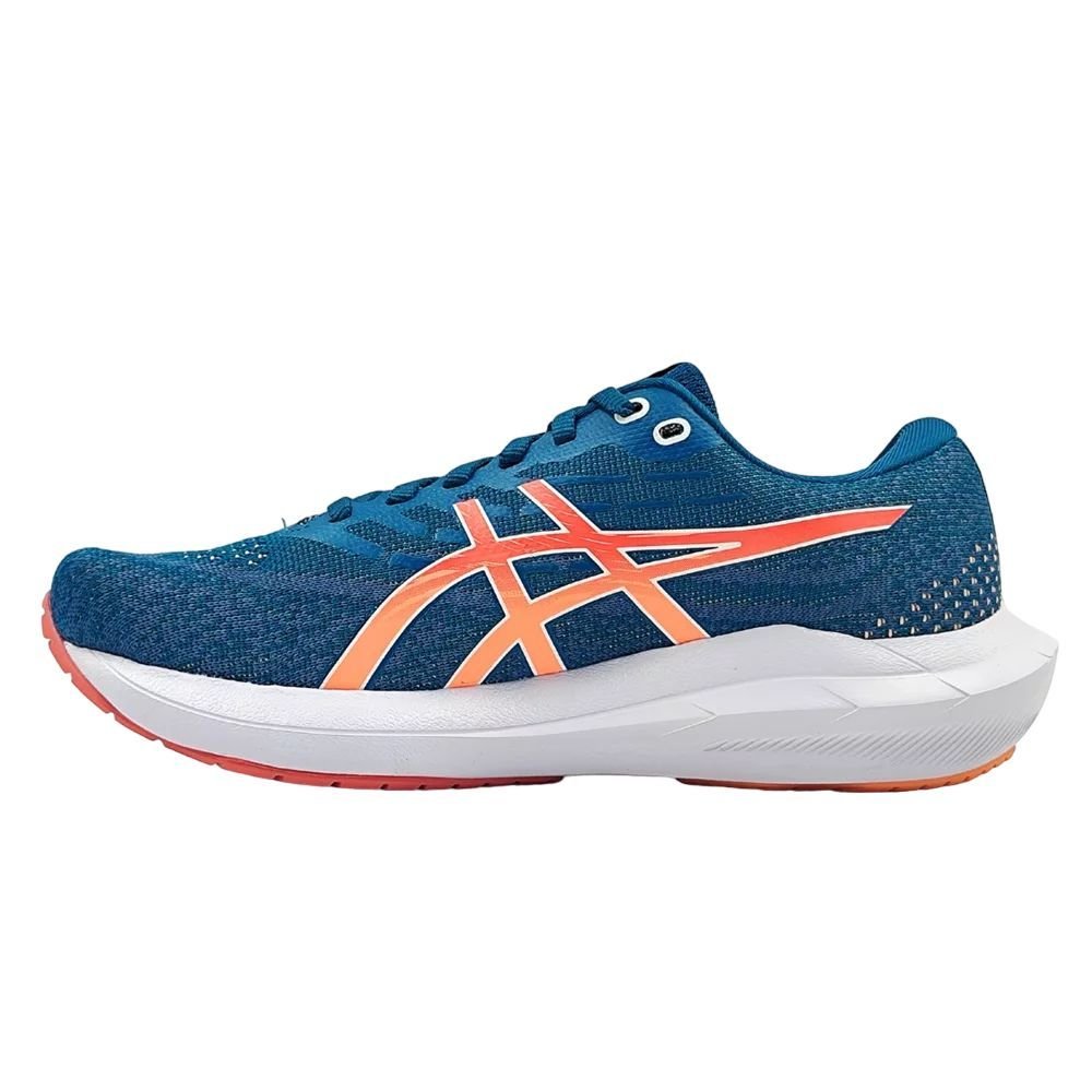 Tênis Asics Gel Nagoya 7 Feminino 1012B802-402 Azul/Laranja 2
