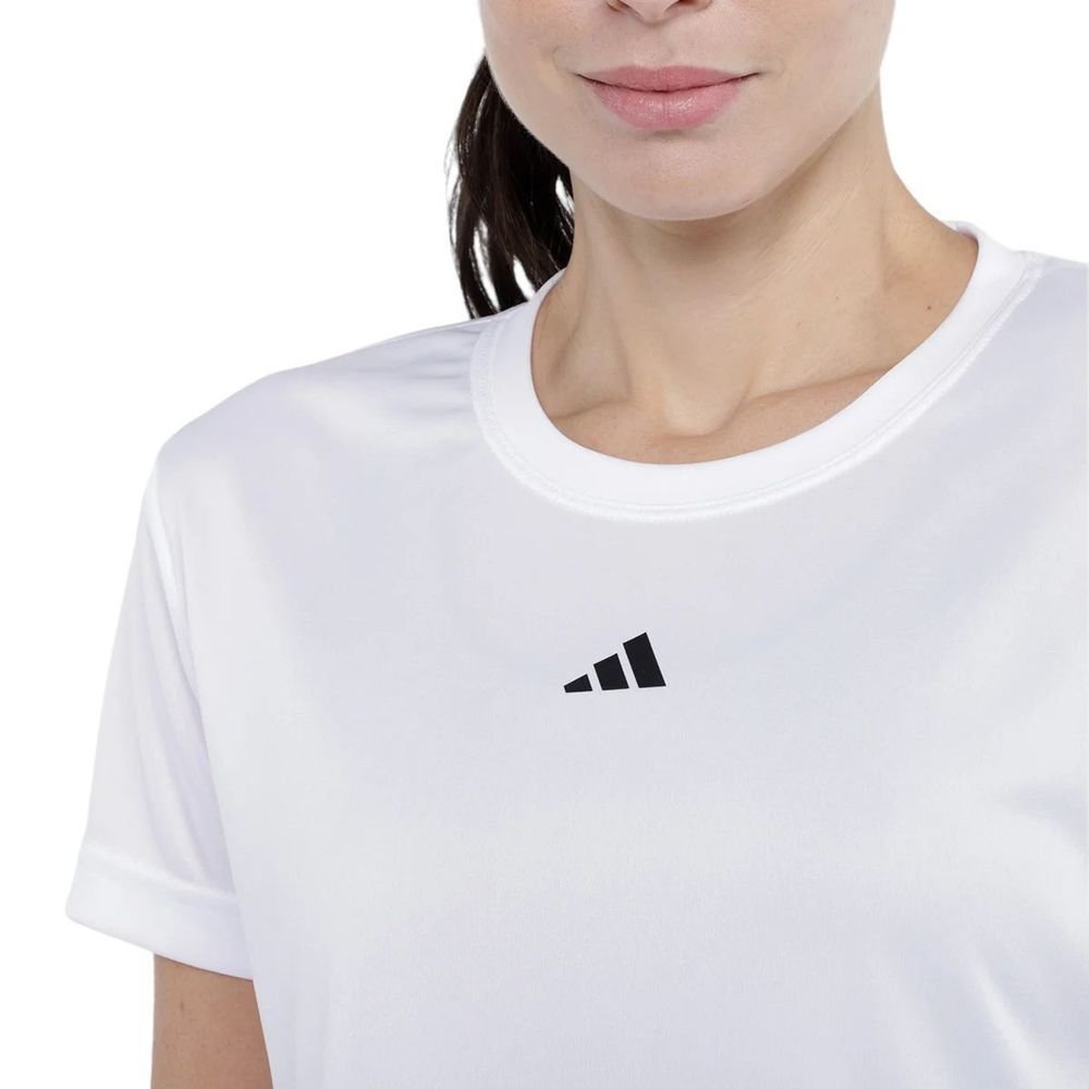 Camiseta Adidas Treino Basica Feminina JD1379 Branco 3