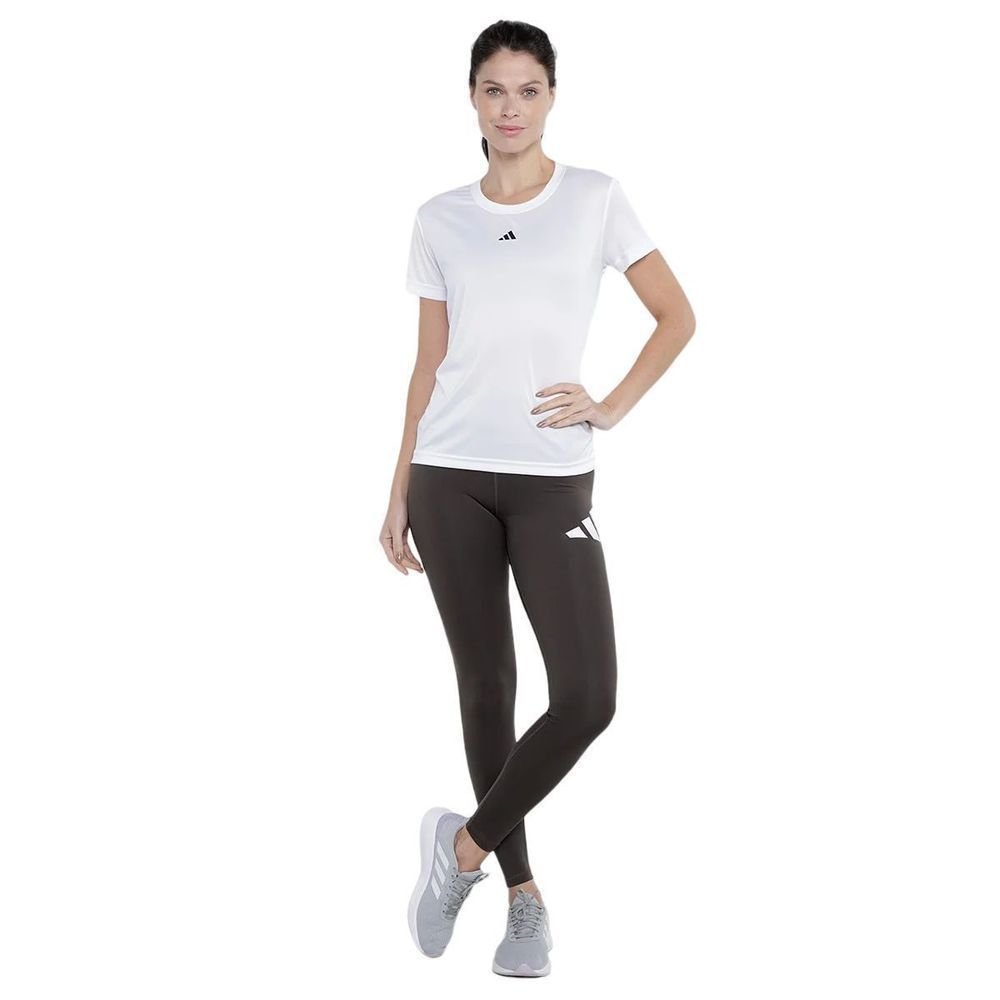 Camiseta Adidas Treino Basica Feminina JD1379 Branco 4